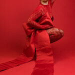 An Unforgettable Red Backdrop Shoot with 9 Amazing Models, TRW01821