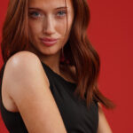 An Unforgettable Red Backdrop Shoot with 9 Amazing Models, TRW02385