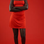 An Unforgettable Red Backdrop Shoot with 9 Amazing Models, TRW09287